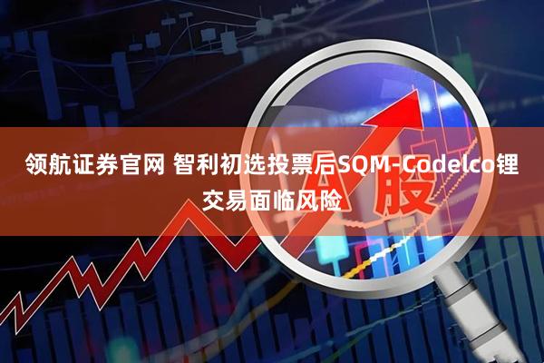 领航证券官网 智利初选投票后SQM-Codelco锂交易面临风险